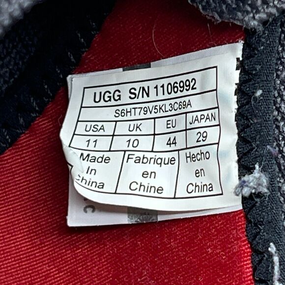 UGG Boots Mens Size 11 Gray Union Chukka HyperWeave Chukka Shoes Sneakers Ankle main image 4
